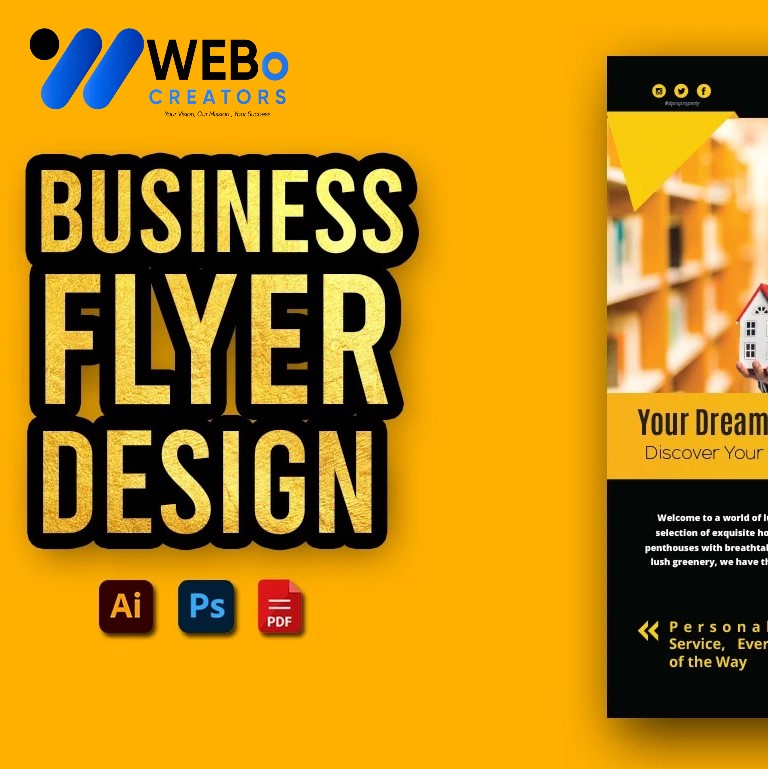 Creative Flyer Design for Moving Company in Toronto | Flyer for Removals Services