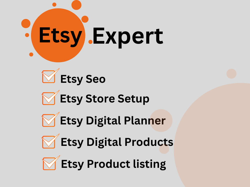 Etsy Shop Setup Service | Branding, SEO, Banner Design, Product Listings in Toronto