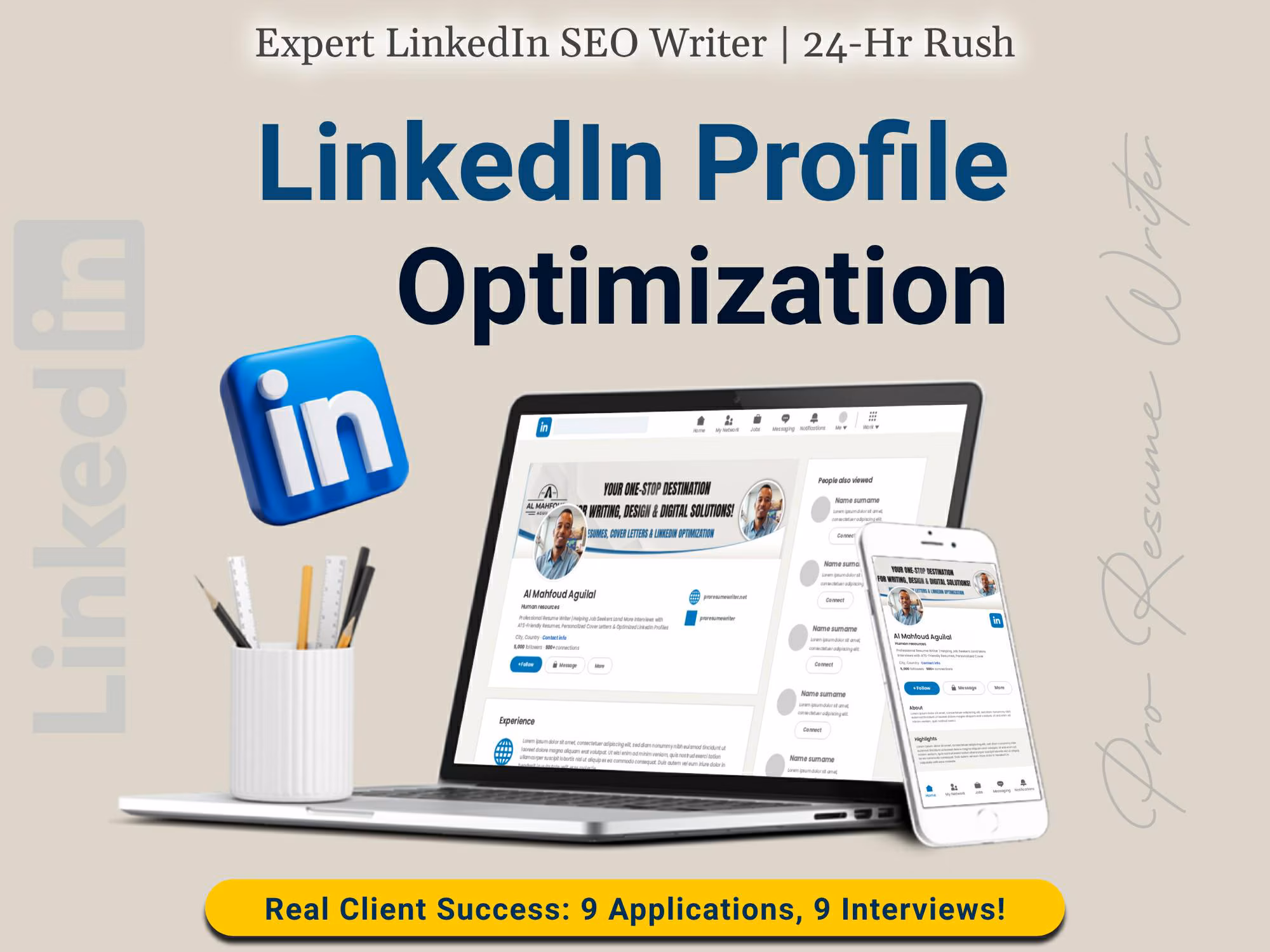 Profile Optimization & Enhancement LinkedIn Profile Building & Writing Services in Toronto 2026