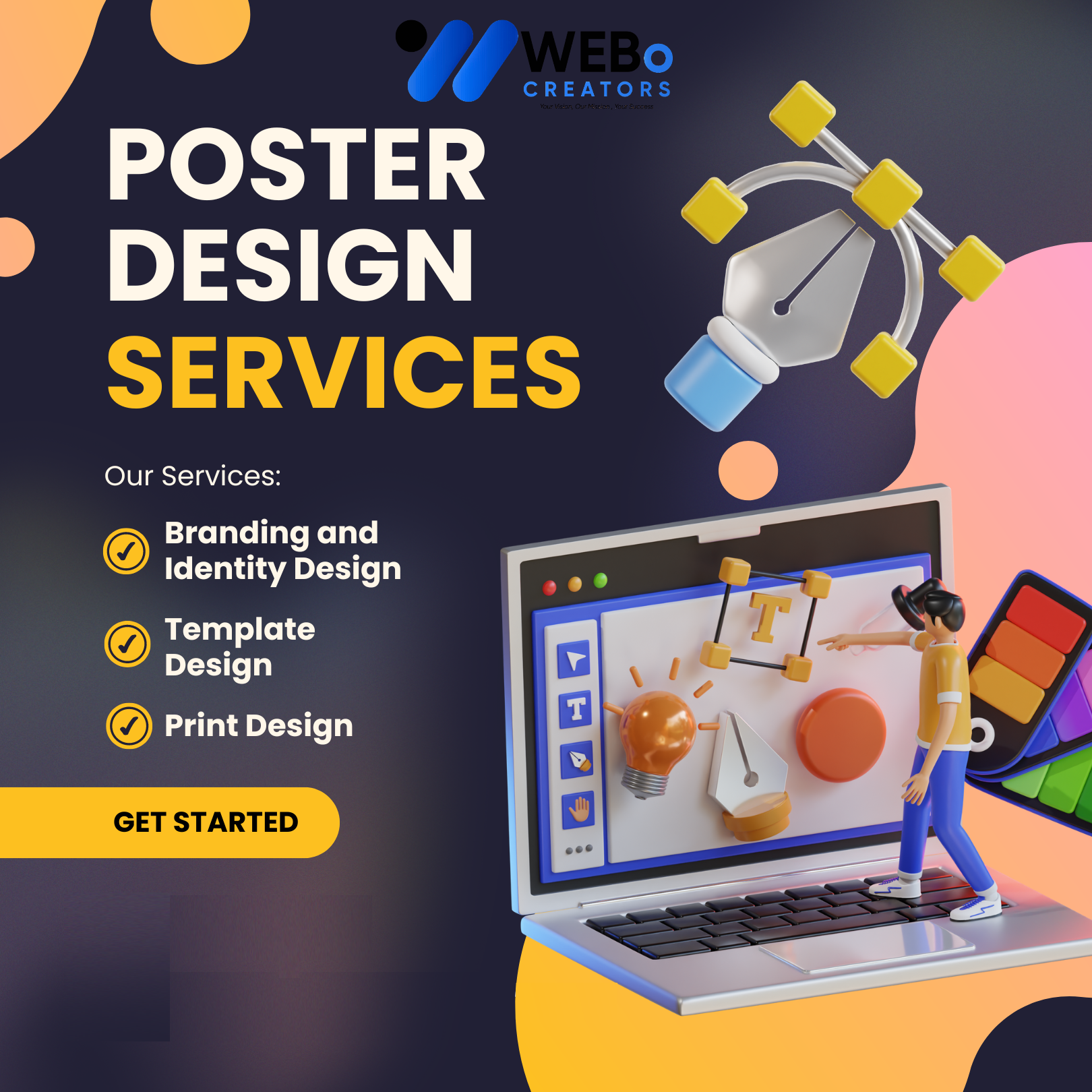 Poster Design Service | Get Powerful Advertising Poster in Toronto for Business and Events
