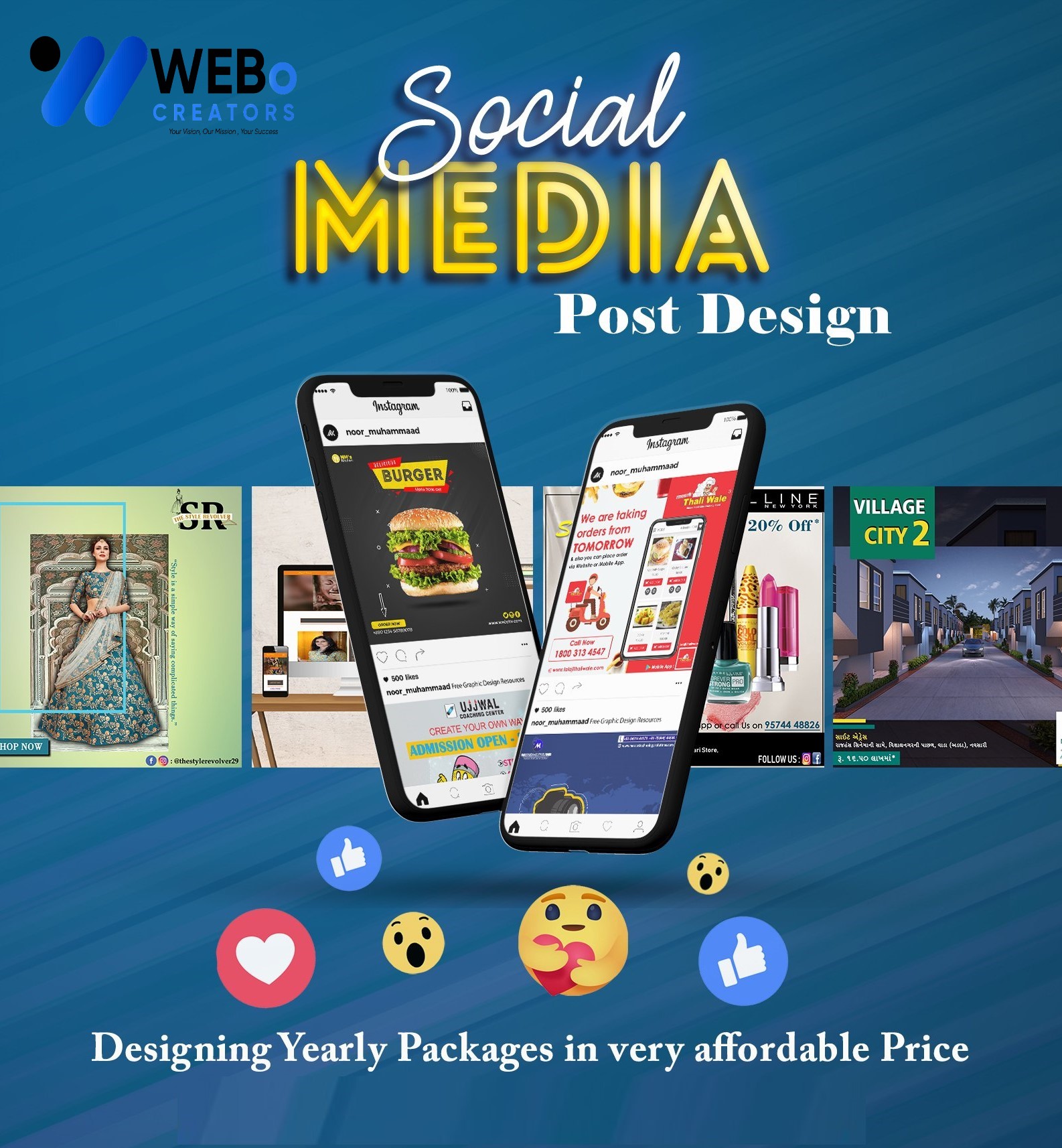 Social Media Post Design Services in Toronto for Businesses and Brands